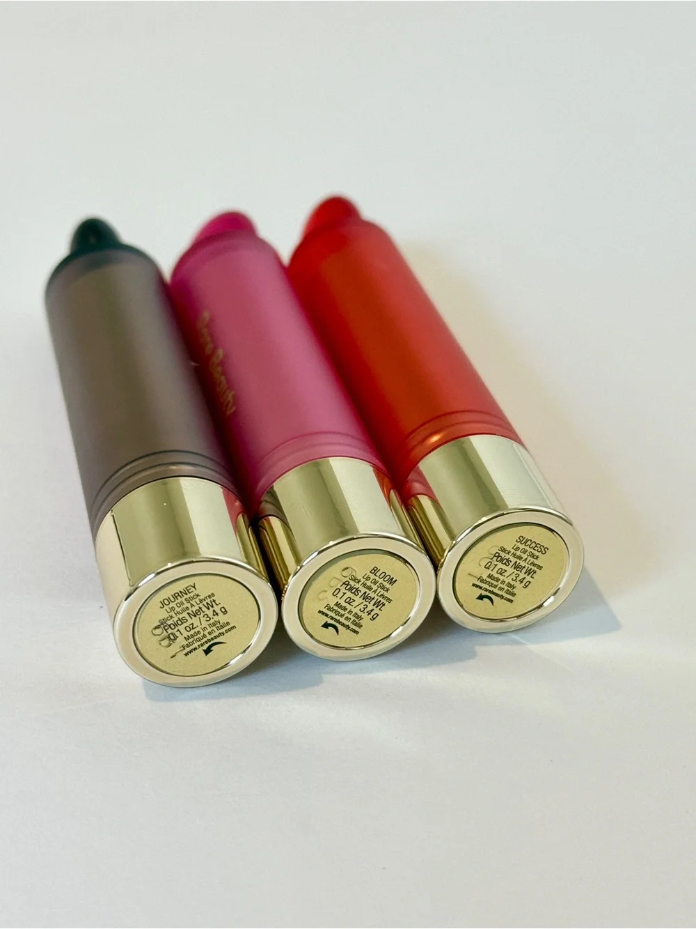 New rare beauty lip oil stick